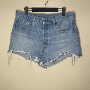 Levi’s 501 Denim Cutoff Button Fly Shorts Women’s - Size W33